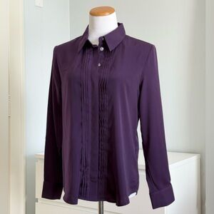 Banana Republic Factory 
Deep Purple Button Down Shirt